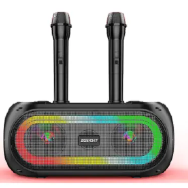 Photo 1 of High Quality Bluetooth Wireless Speaker with Build-in 3600 mAh Big Battery Capacity RGB colorful light with microphone