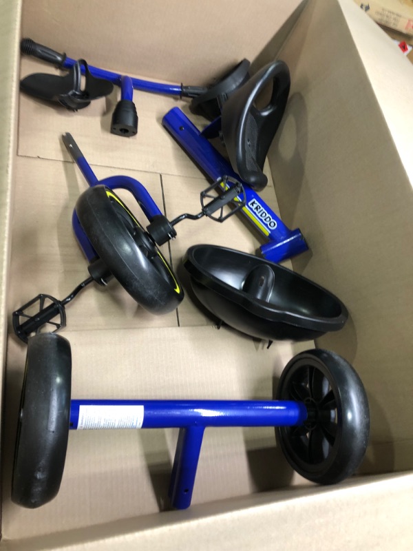 Photo 1 of KRIDDO Kids Tricycles Age 24 Month to 4 Years, Toddler Kids Trike for 2.5 to 5 Year Old, Gift Toddler Tricycles for 2-4 Year Old's, Trikes for Toddlers, Blue
