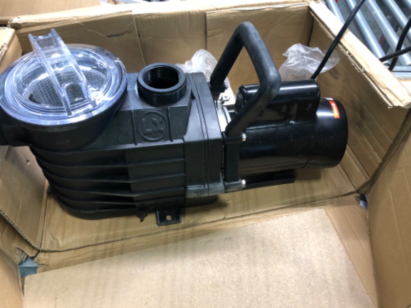 Photo 4 of 0.75 HP Pool Pump 115/230v Dual Voltage Pool Pump Inground with Strainer Basket and Drain Plug 0.75HP