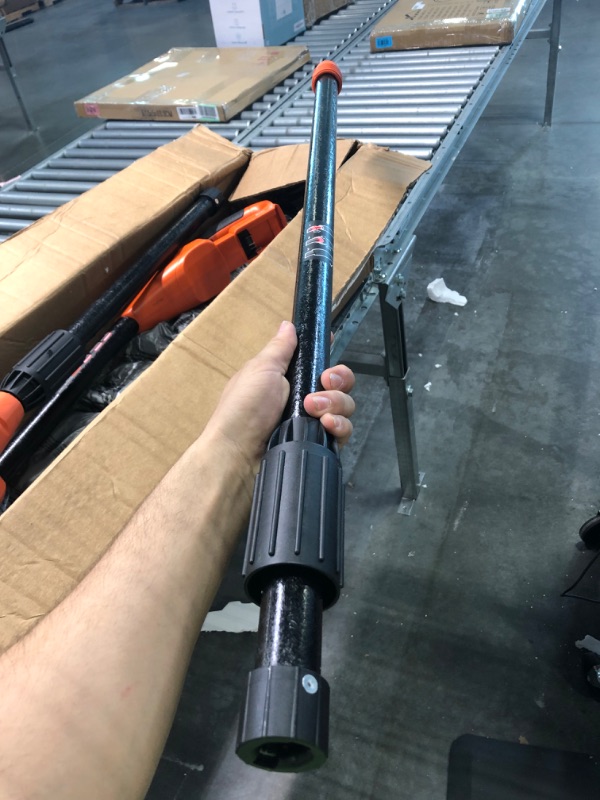 Photo 1 of BLACK+DECKER 20V Max Pole Saw for Tree Trimming, Cordless, with Extension up to 14 ft., Bare Tool & Battery Charger Only