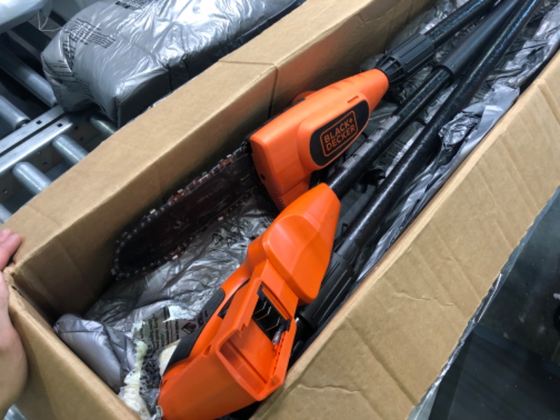 Photo 1 of BLACK+DECKER 20V Max Pole Saw for Tree Trimming, Cordless, with Extension up to 14 ft., Bare Tool & Battery Charger Only