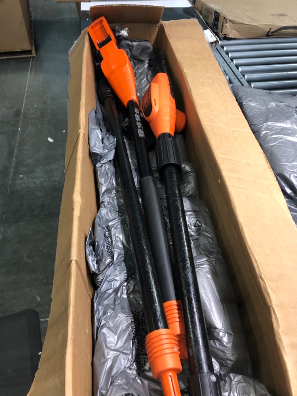 Photo 1 of BLACK+DECKER 20V Max Pole Saw for Tree Trimming, Cordless, with Extension up to 14 ft., Bare Tool & Battery Charger Only