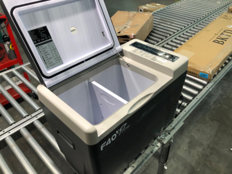 Photo 1 of F40C4TMP Portable Refrigerator 30 Quart 12 Volt Fridge (-7.6?~50?) 28L Car Freezer With Compressor 110-240V AC For Camping, Truck, RV, Travel, Boat and Home Use