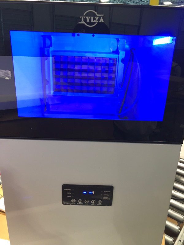 Photo 1 of TYLZA Commercial Ice Maker 130 LBS/24H, Upgraded 15" Wide Under Counter Ice Maker with 35LBS Ice Capacity, Commercial Ice Machine Self Clean Stainless Steel Built-in or Freestanding Large Ice Machine