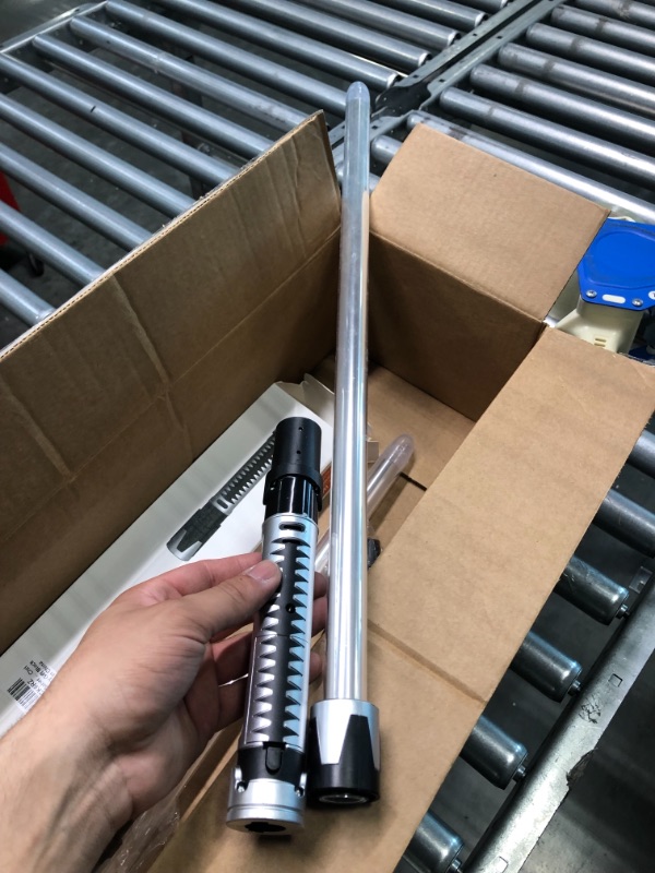 Photo 1 of Beyondtrade Lightsabers Toy 7 Colors 2-in-1 LED Dual Swords for Kids with FX Sound (Motion Sensitive) for Movie Fans Cosplay Party Christmas Birthday Gift --- Couldn't test needs batteries ----