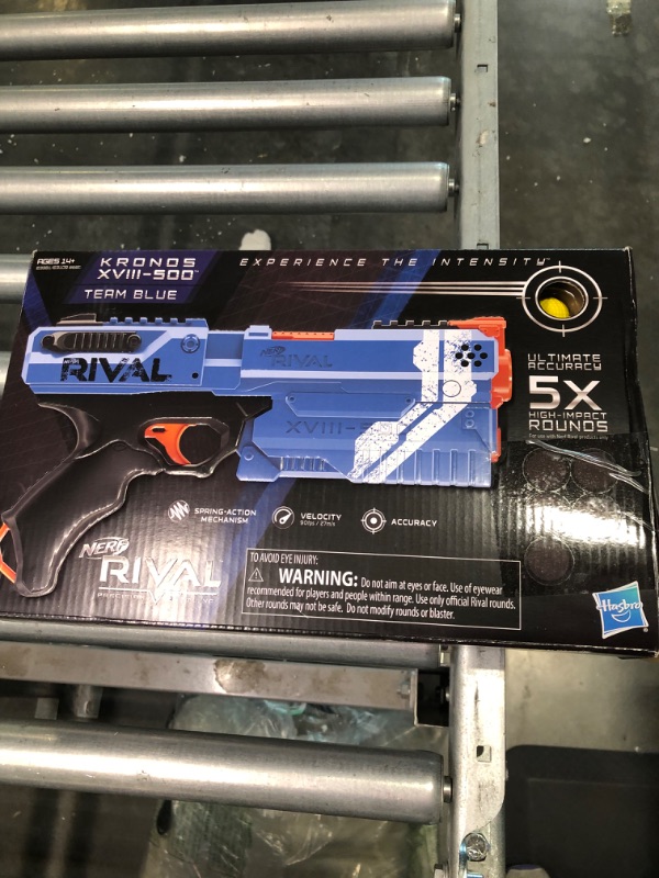 Photo 2 of NERF Rival Kronos XVIII-500, Blue (Amazon Exclusive)