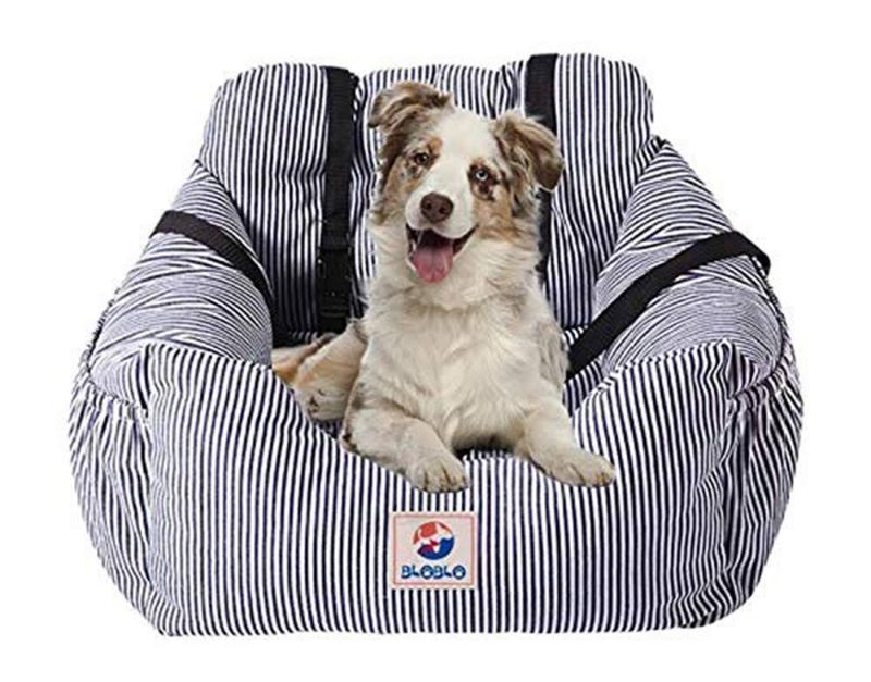 Photo 1 of BloBlo Dog Car Seat 2 in 1 Dog Car Seat Waterproof Non-Slip Dog Booster Cover and Cushion Removable Dog Seat Back Seat for Small Medium Dog