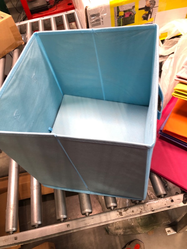 Photo 1 of 
Cube Storage Bins - Fun Colored 11 Inch Storage Cubes (12 Pack) | Fabric Cubby Basket for Home, Kids Room & Nursery | Dual Handles, Foldable | Cube...