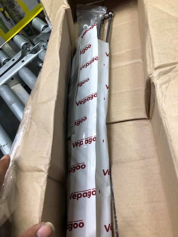 Photo 2 of 20 Inch 100lb/445N Per Gas Shock Strut Spring for RV Bed Boat Bed Cover Door Lids Floor Hatch Door Shed Window and Other Custom Heavy Duty Project, Set of 2 Veapgoo 100lb/445N 20in