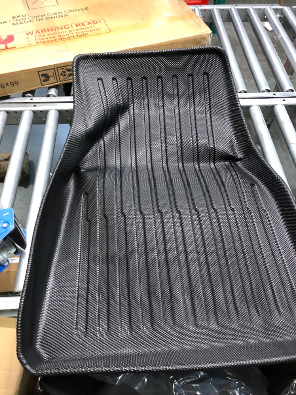 Photo 3 of SUPER LINER Tesla Model Y 2020 2021 2022 2023 All Weather Floor Mats Front Rear Cargo Liner Mat, Waterproof Anti-Slip Floor Mat Custom Fit for Tesla, Heavy Duty Floor Mats & Trunk Mat Model Y Floor Mats & Trunk Mats