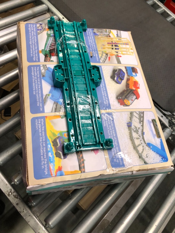 Photo 1 of 256 PCS Train Set Toy, Tracks Car Toy, Train Track Playset for 3 4 5 Years Old Toddlers, Kids, Boys and Girls