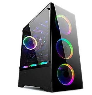 Photo 1 of Bgears b-Voguish Gaming PC CASE with Tempered Glass ATX Mid Tower