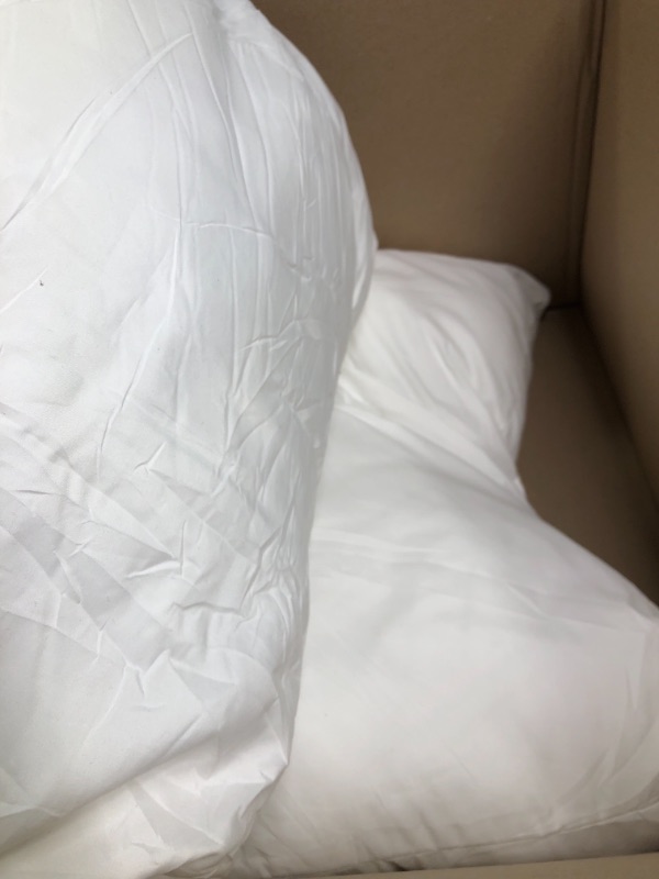 Photo 2 of 2 LARGE WHITE PILLOWS