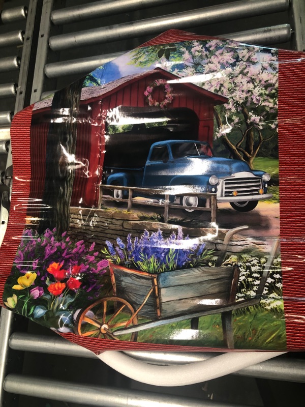 Photo 1 of blue Truck Flowers Dishwasher Magnet Cover,Dishwasher Magnets Decorative Cover,Rustic Farm Decor Dishwasher Covers for The Front Magnetic Home Kitchen Decoration 23Wx26H Inches(Magnet)
