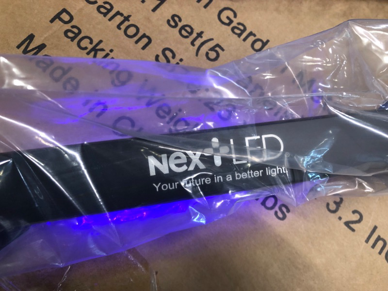 Photo 2 of (New Version) NextLED Rechargeable Portable COB LED and UV Work Light, 1000 Lumen, Cordless Drop Light with 360 Degree Swivel Hooks. 3 Brightness Modes, 4000 mAh Li-ion Battery. USB-C Cable Included