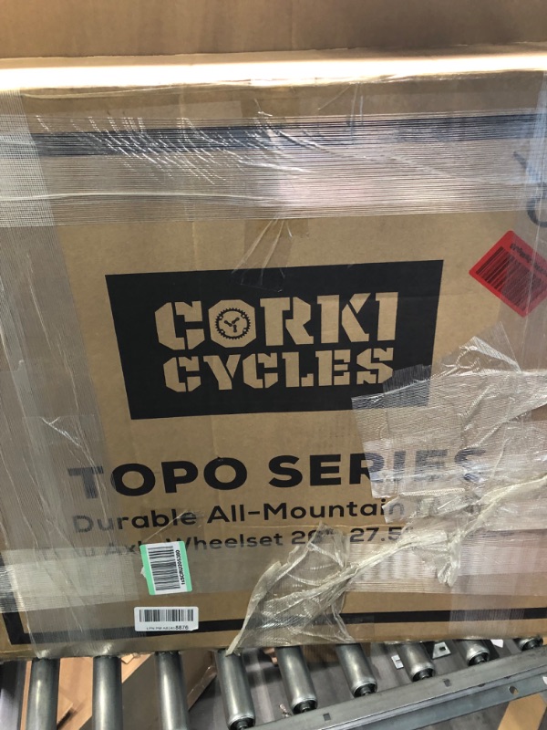 Photo 2 of Corki Cycles TOPO Mountain Bike Wheels, 26’’27.5’’ 29’’x1.5-2.6 Inch (Thru Axle, Dual Disc Brake, Aluminum Alloy)
