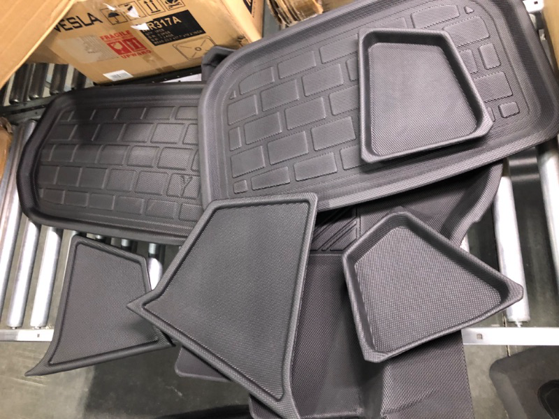 Photo 1 of BASENOR 10PCS Tesla Model Y Floor Mats 3D Full Set Liners All-Weather Anti-Slip Waterproof Frunk & Trunk Mat Accessories Compatible with 5 seat Model Y 5 Seater Complete Set Mats
appears new open box
