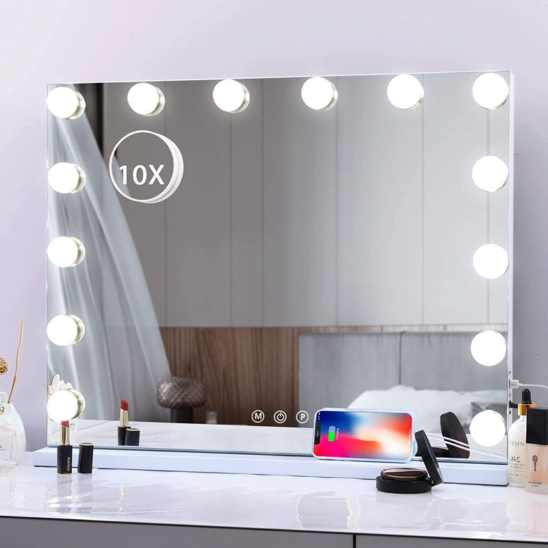 Photo 1 of 
Hansong Vanity Mirror with Lights Hollywood Makeup Mirror 
appears new open box
