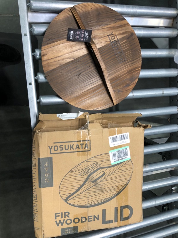 Photo 2 of YOSUKATA Cast Iron Wok Cover - Premium Wok Cover 14 inch Pan Lid - Wooden Wok Lid 14 in with Ergonomic Handle - Condensate-free 14 inch Pan Lid - Durable Wok Accessories for Genuine Asian Cooking 14" for wok 14"
brand new!!!!!
