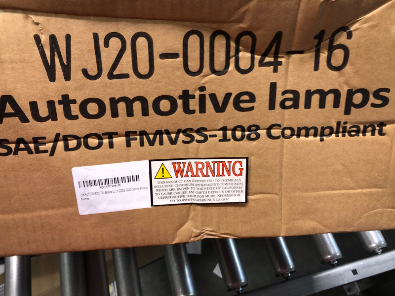 Photo 2 of CPW Tail Lights For Chevy Chevrolet Silverado 1999 2000 2001 2002 2003 2004 2005 2006 2007 1500/2500/3500 GMC Sierra 1999-2003 Taillights Assembly Pickup Brake Rear Lamps Glossy Black/Clear