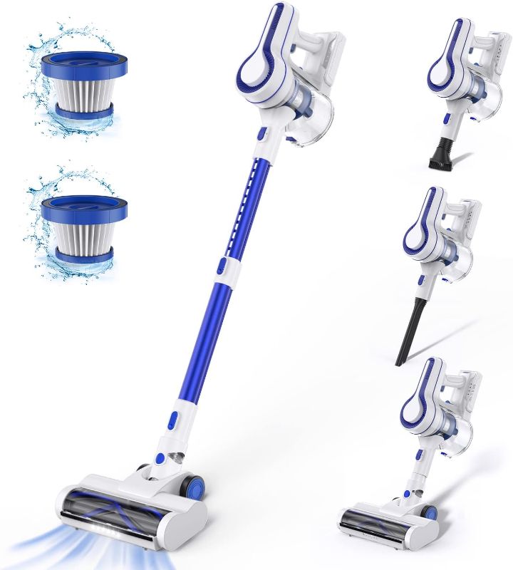 Photo 1 of 
EICOBOT Cordless Vacuum Cleaner, 23Kpa Powerful Suction Lightweight Stick