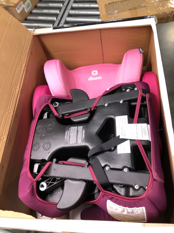 Photo 1 of Diono Cambria 2 XL, Dual Latch Connectors, 2-in-1 Belt Positioning Booster Seat, High-Back to Backless Booster with Space and Room to Grow, 8 Years 1 Booster Seat, Pink 2020 Pink