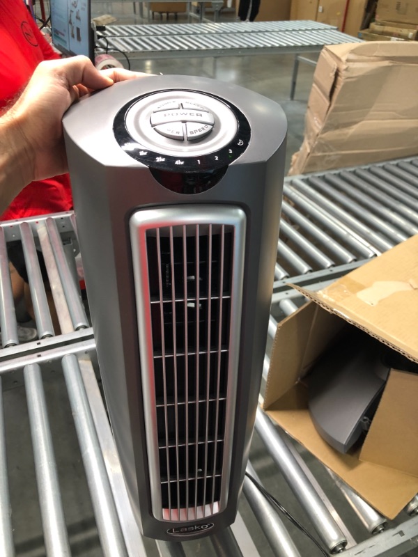 Photo 3 of Lasko 2535 52" Space-Saving Oscillating Pedestal Fan