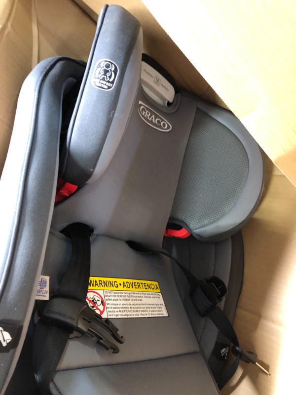 Photo 1 of Chicco MyFit ClearTex Harness + Booster Car Seat - Shadow | Black Shadow MyFit with ClearTex No Chemicals Harness&Booster Car Seat