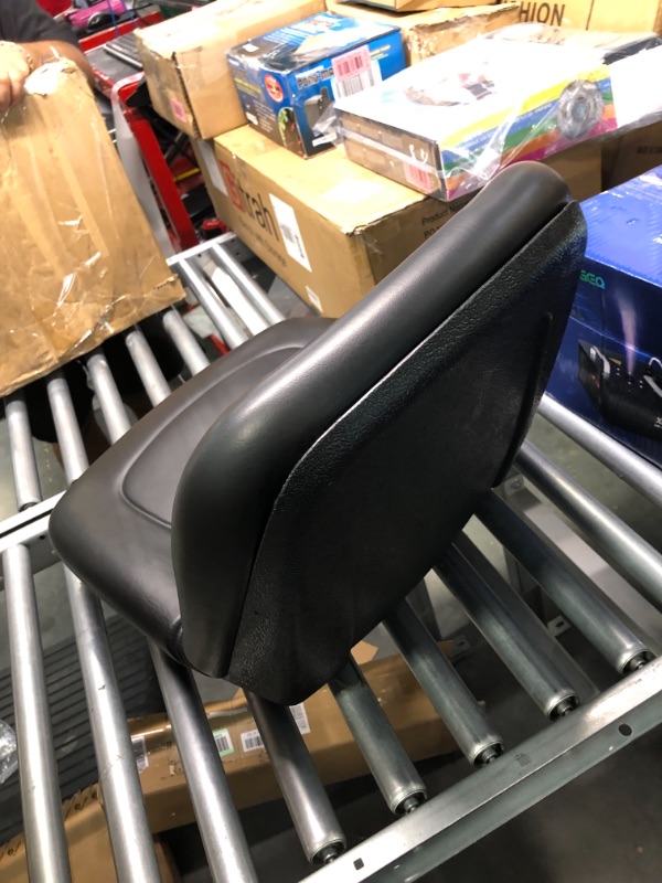 Photo 1 of Complete Tractor Seat 3010-0058 Black Medium Back 15" Height, Plastic Pan 18" Wide