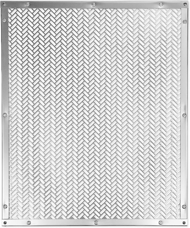 Photo 1 of Camco Premium Lower RV Screen Door Grille | Aluminum | Adjusts from 20x24"