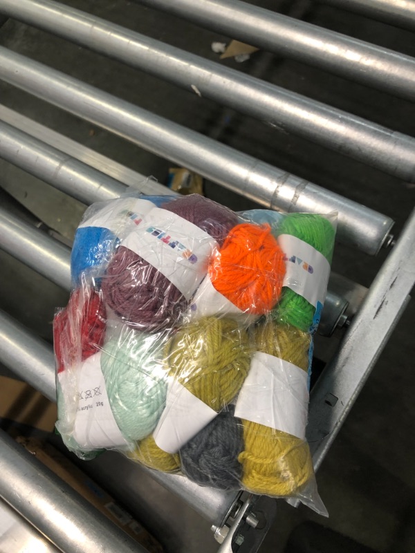 Photo 1 of CRAFTISS 12x50g Acrylic Yarn Skeins (12 colors)