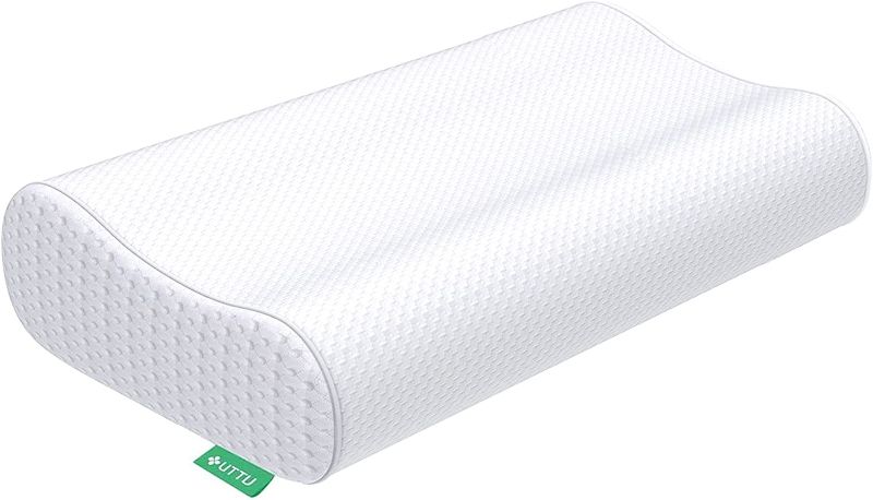 Photo 1 of  Contour Pillow for Side Sleepers, Orthopedic Pillow for Neck Pain Relief 27.5x16x4.5