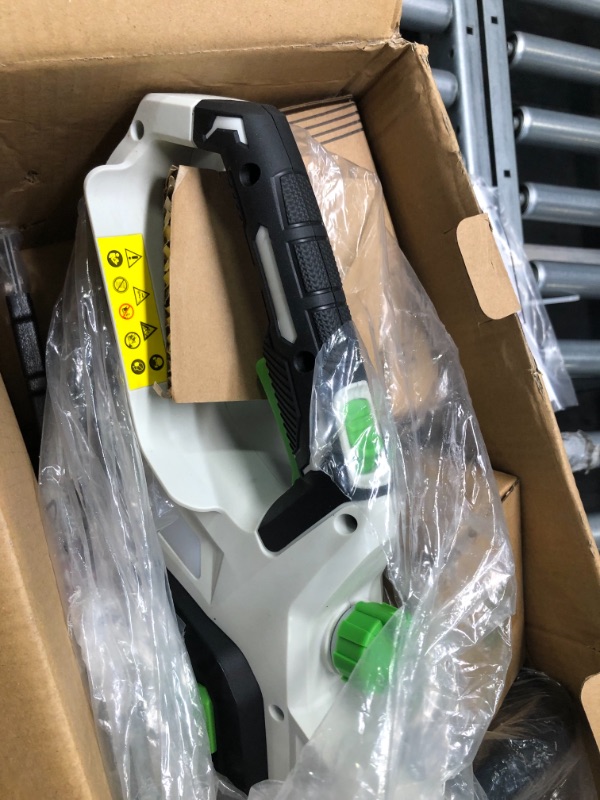 Photo 1 of Battery Chainsaw SOYUS 4.0Ah Brushless Cordless Chainsaw, 20V Electric Chainsaw 10 In Battery Powered Chainsaw, Cordless Chainsaw with Battery and Charger, Power Chain Saws for Trees Wood Farm Cutting