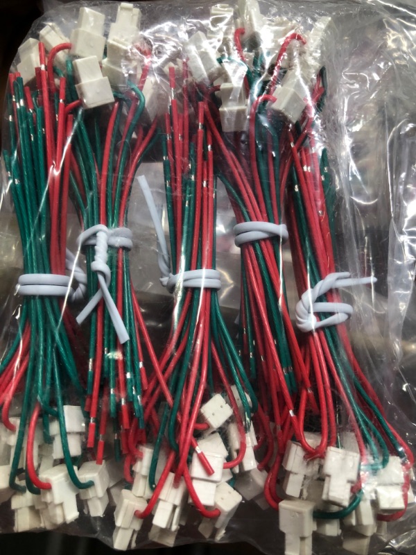 Photo 1 of SamIdea BUNDLE 30-Pair Mini Micro JST 1.25mm 2 Pin Micro Male Female Connector Plug Extension Cable with Red GREEN Terminal Adapter Wire Cable 150mm/5.9"
