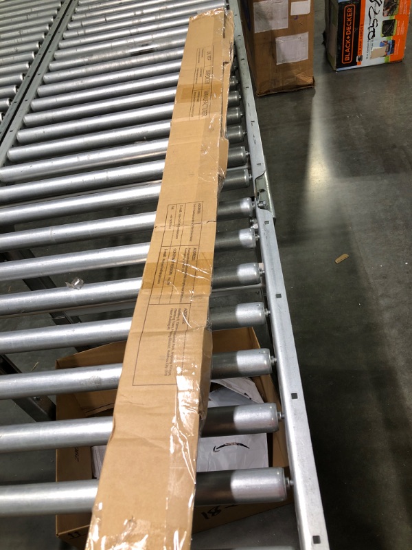 Photo 2 of SZXIMU Curtain Rod 3/4 Inch Adjustable Drapery Rods for Windows with 3 Brackets,No sagging, Netted Texture Finials, 72-144"(6-12 ft), Bronze Bronze 72-144 Inch