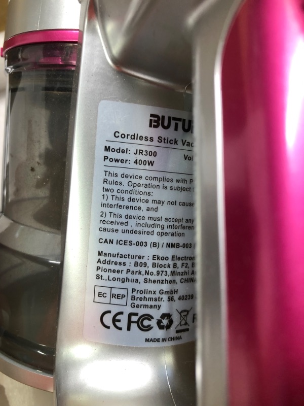 Photo 1 of BuTure Cordless Vacuum Cleaner 400W 33Kpa Stick Vacuum, Vaccumm-Cordless Carpet and Hard Floor Wireless Vacuum with Touch Screen Detachable Battery 55 Min Runtime for Pet Hair Home Household
