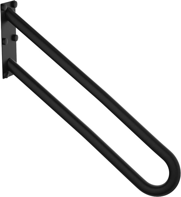 Photo 1 of 28 Inch Stainless Steel Handrail for 1-5 Steps - 1.25" Tube,ZUEXT U Shaped Oil Rubbed Black Safety Grab Bar for Stairs,Wall Mounted Hand Railing for Outdoor Garage Entry Interior Exterior Stairway 28 Inch Black-1P