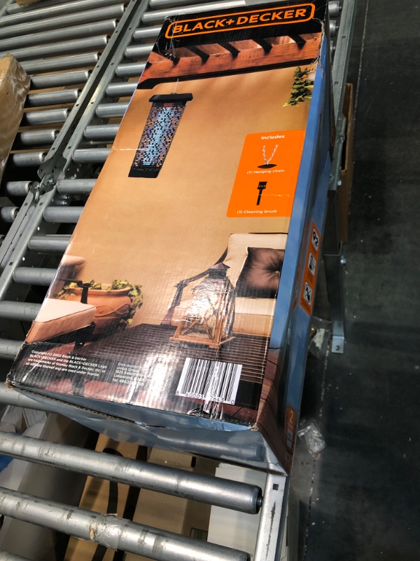 Photo 1 of BLACK+DECKER Bug Zapper & Fly Trap-Mosquito Repellent- Gnat Killer Indoor & Outdoor Electric UV Bug Catcher for Insects- 2 Acre Coverage for Home, Deck, Garden, Patio Commercial Strength