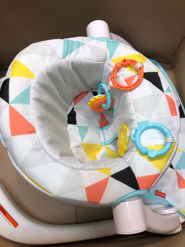 Photo 1 of Fisher-Price Portable Baby Chair Sit-Me-Up Floor Seat with Developmental Toys & Machine Washable Seat Pad, Windmill