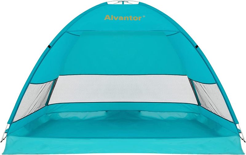 Photo 1 of Alvantor Beach Tent Coolhut Plus Beach Umbrella Outdoor Sun Shelter Cabana Automatic Instant Pop-Up UPF 50+ Sun Shade Portable Camping Canopy Easy Set Up Light Weight Windproof