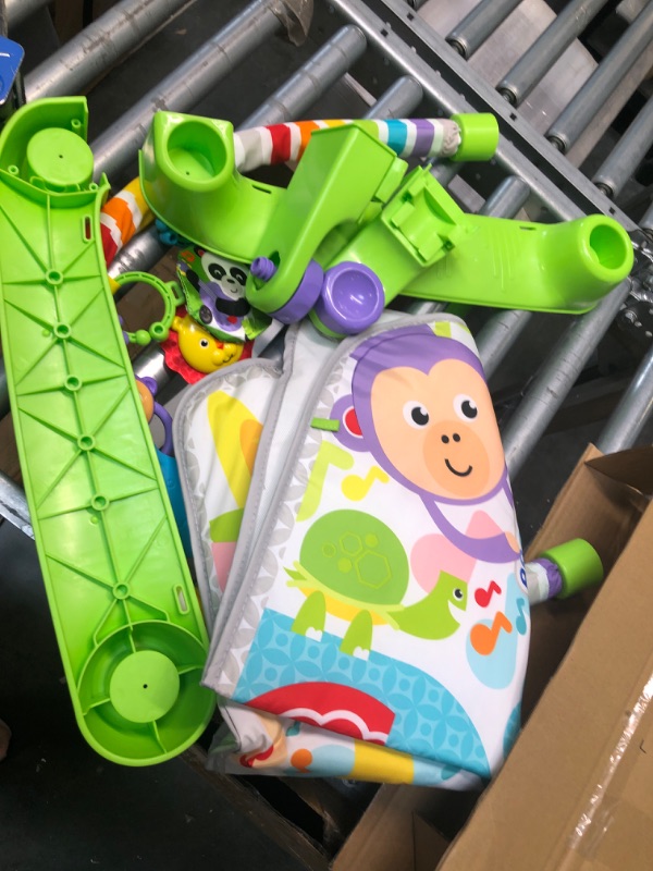 Photo 1 of Fisher-Price Deluxe Kick & Play Piano Gym, Baby Activity Playmat With Toy Piano, Lights, Music And Smart Stages Learning Content For Newborns And Up Kick 'n Play Piano - Frustration Free Packaging