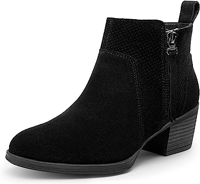 Photo 1 of Vepose Women's Suede Leather Ankle Boots ? Fashion Booties+with Inner Zipper