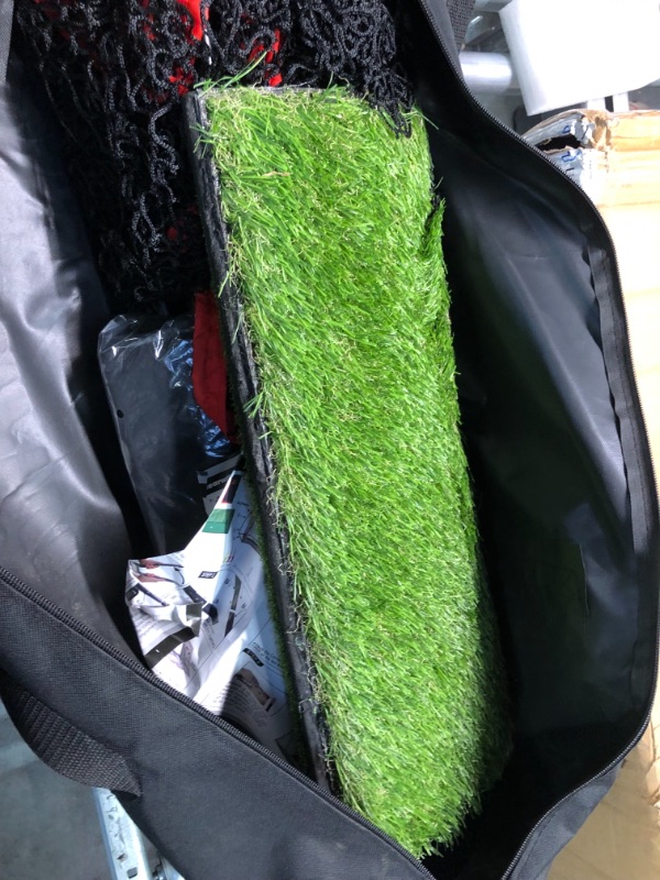 Photo 1 of Bearwill Golf Net, 10x7ft Heavy Duty Golf Practice Net with Golf Mat, Target Cloth, 8 Golf Tees, 6 Golf Balls, Carry Bag, Golf Training Net for Backyard Driving Chipping Indoor Outdoor Training