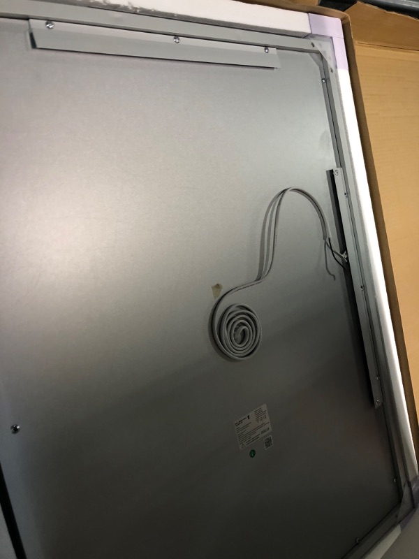 Photo 3 of KINGDALAI LED Mirror for Bathroom 20 x 28 Inch with Front Lights, Wall Mounted Lighted Vanity Mirror with Anti-Fog, White-Light, Memory Function (Horizontal/Vertical) Front Lit 20" x 28"