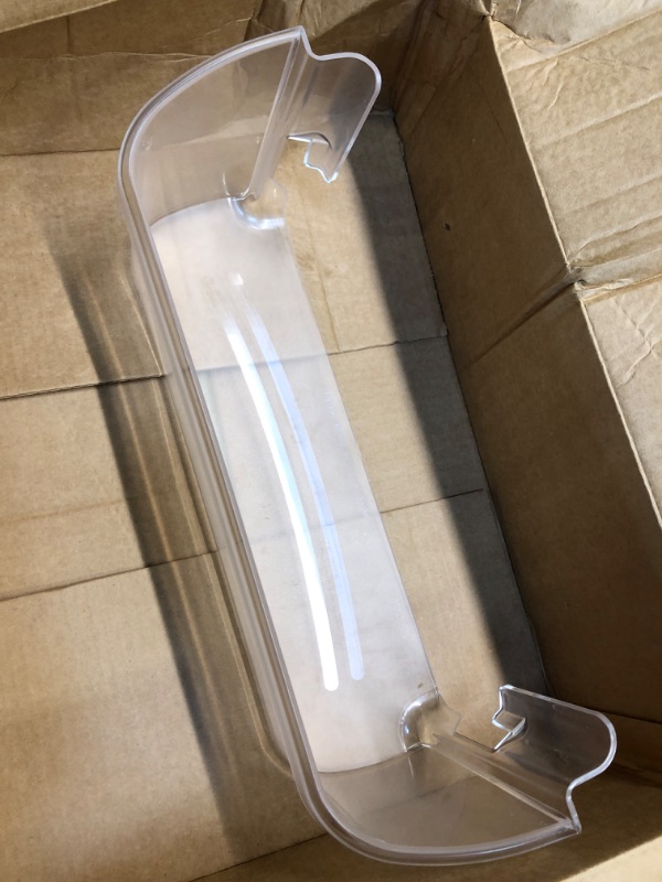 Photo 5 of 240323002 Refrigerator Door Bin Side Shelf Replacement Compatible with Frigidaire Electrolux, Replace AP2115742, 240323005, 240323006, 240323009, 240323010, 890955, PS429725-Clear