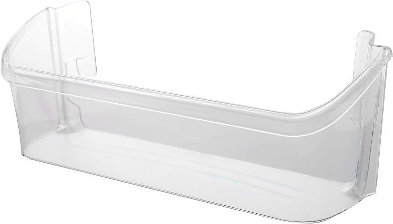 Photo 1 of 240323002 Refrigerator Door Bin Side Shelf Replacement Compatible with Frigidaire Electrolux, Replace AP2115742, 240323005, 240323006, 240323009, 240323010, 890955, PS429725-Clear