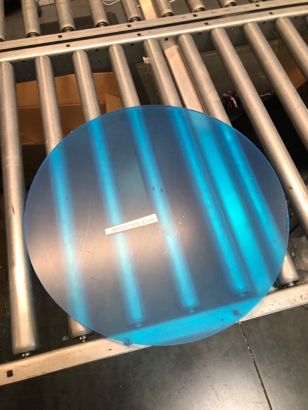 Photo 4 of Clear Acrylic Plexiglass Lucite Circle Round Disc Every Thickness and Diameter Available 1/4 Inch Thick 16 Inch Diameter