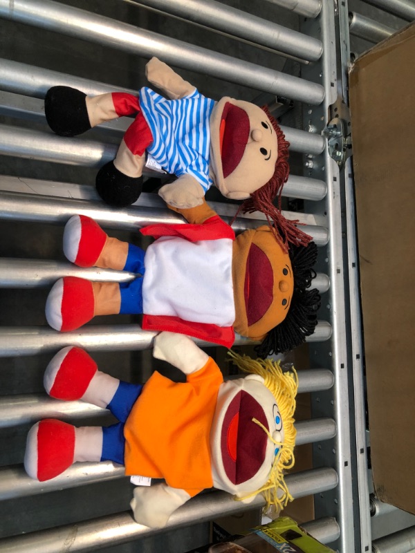 Photo 1 of Hand Puppets for Kids, Multicultural Puppets with Movable Mouth (8 Pack) Soft Plush Puppets Fits Toddlers & Kids for School, Home Puppet Theater Shows, Classroom Toys, Great Gift Idea by 4E's Novelty