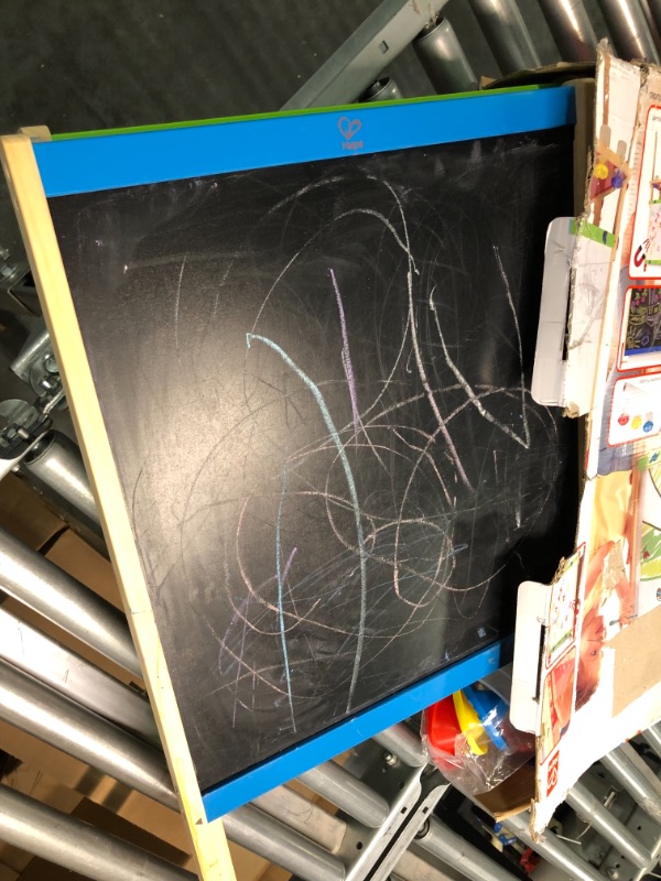 Photo 1 of Award Winning Hape All-in-One Wooden Kid's Art Easel with Paper Roll and Accessories Cream, L: 18.9, W: 15.9, H: 41.8 inch Single