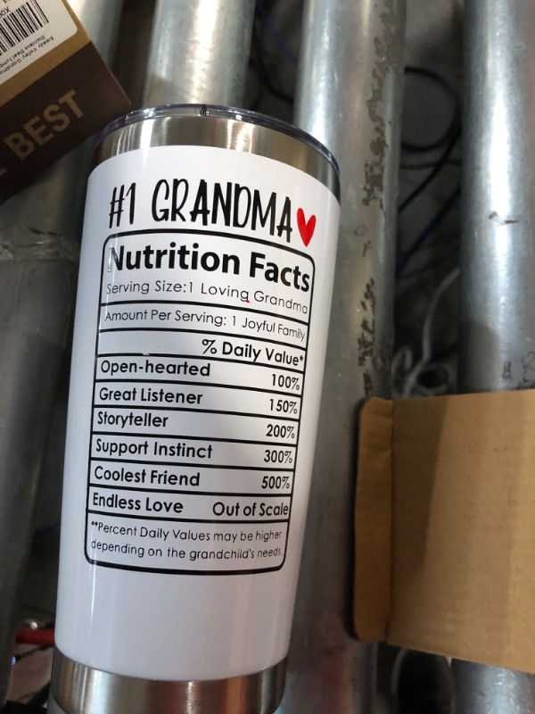 Photo 4 of  #1 Grandma Tumbler 20oz Coffee Tumbler 